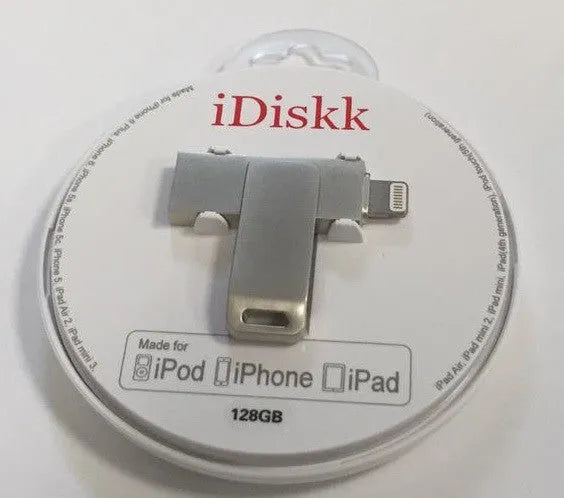 Išorinė laikmena iDiskk 128GB skirta iPhone/iPad USB 2.0