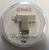 Išorinė laikmena iDiskk 16GB skirta iPhone/iPad USB 2.0