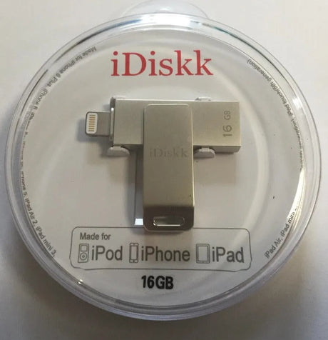 Išorinė laikmena iDiskk 16GB skirta iPhone/iPad USB 2.0