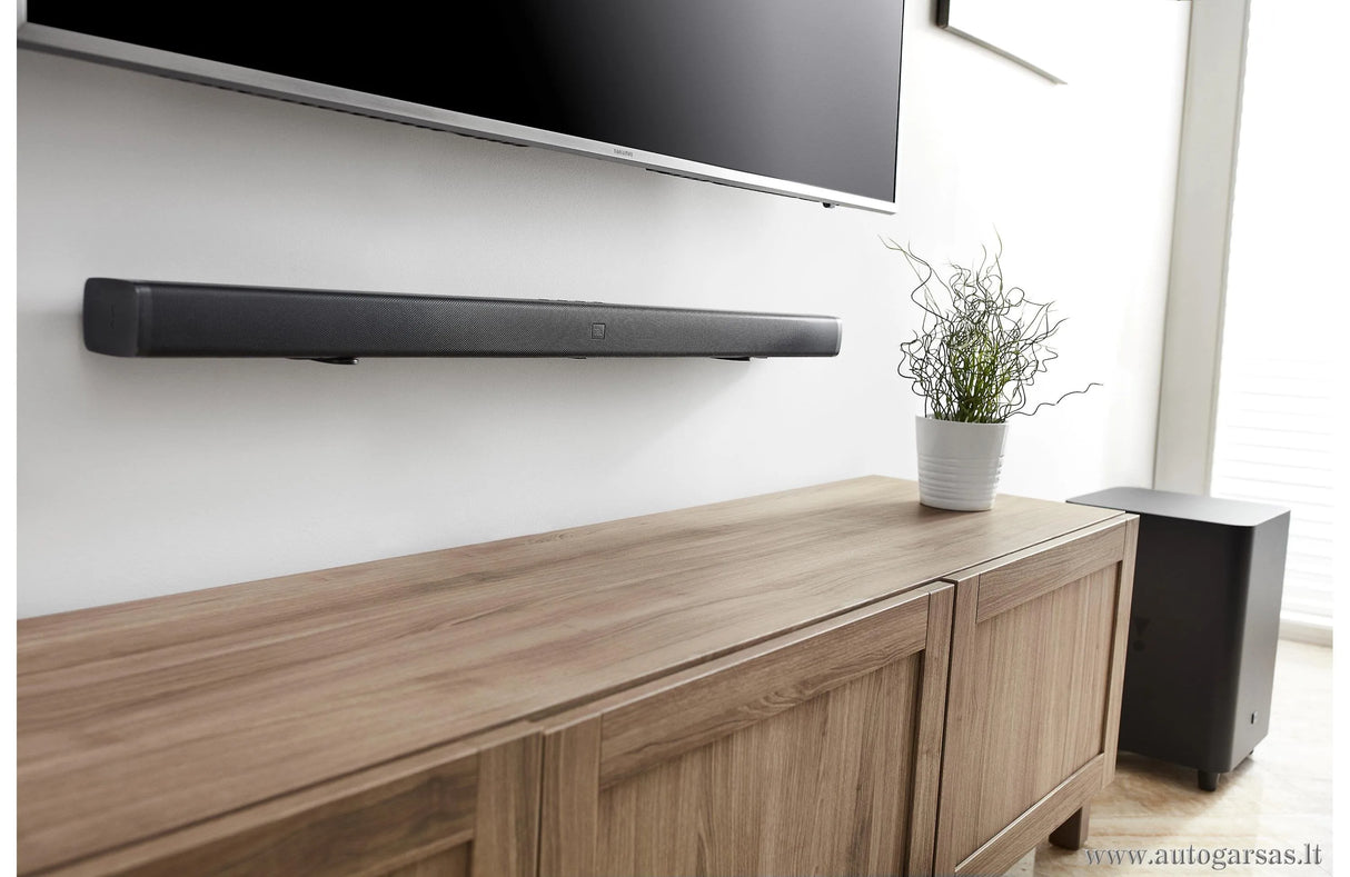JBL BAR 3.1 soundbaras ir žemų dažnių garsiakalbis, HDMI Bluetooth