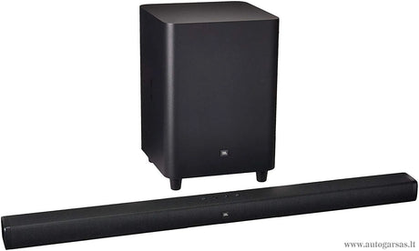 JBL BAR 3.1 soundbaras ir žemų dažnių garsiakalbis, HDMI Bluetooth
