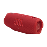 JBL Charge 6, belaidė garso kolonėlė su AI Sound Boost ir IP68, 45W - Raudona kolonėlė su mygtukais viršuje