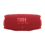 JBL Charge 6, belaidė garso kolonėlė su AI Sound Boost ir IP68, 45W - Raudona JBL kolonėlė iš arti