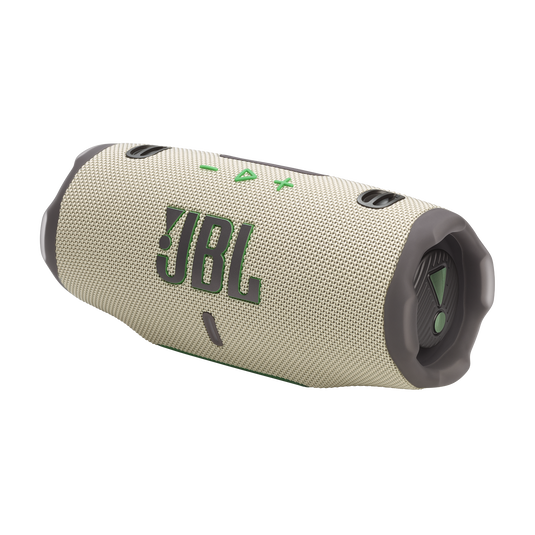 JBL Charge 6, belaidė garso kolonėlė su AI Sound Boost ir IP68, 45W - Kolonėlės galas su apsauginiu dangteliu