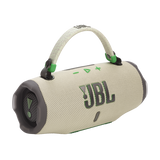 JBL Charge 6, belaidė garso kolonėlė su AI Sound Boost ir IP68, 45W - Rankena su tvirtinimo detalėmis ir šoninis vaizdas