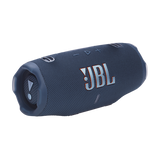 JBL Charge 6, belaidė garso kolonėlė su AI Sound Boost ir IP68, 45W - Šoninis vaizdas su JBL logotipu