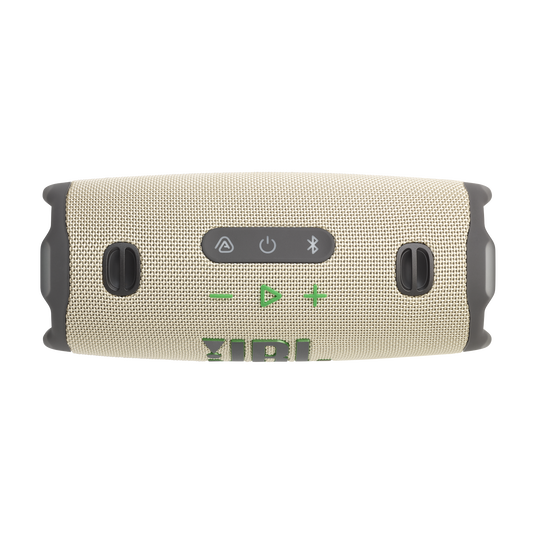 JBL Charge 6, belaidė garso kolonėlė su AI Sound Boost ir IP68, 45W - Kolonėlės viršus su valdymo mygtukais