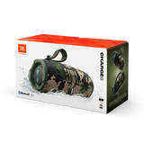 JBL Charge 6, belaidė garso kolonėlė su AI Sound Boost ir IP68, 45W - Kolonėlė su pakuote ir šoninėmis iliustracijomis