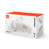 JBL Charge 6, belaidė garso kolonėlė su AI Sound Boost ir IP68, 45W - detalus vaizdas su pakuote