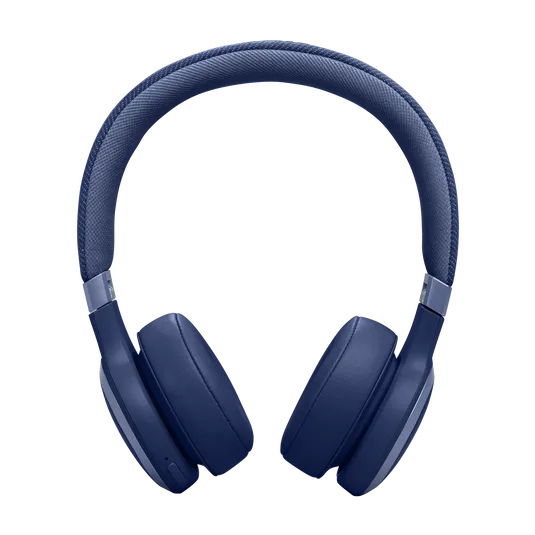 JBL Live 670NC, On-Ear belaidės triukšmą slopinančios ausinės su mikro - Mėlynos ausinės su tekstiliniu lankeliu