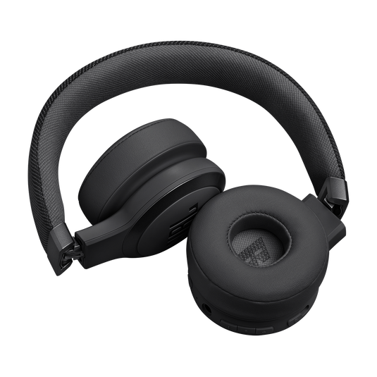 JBL Live 670NC, On-Ear belaidės triukšmą slopinančios ausinės su mikro - Šoninis vaizdas su valdymo mygtukais