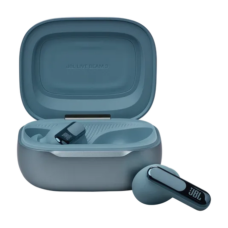 JBL Live Beam 3, In-Ear belaidės triukšmą slopinančios ausinės, su išmaniu dėklu, belaidžiu krovimu