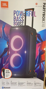 JBL PartyBox 310 nešiojama garso kolonėlė + laidinis JBL mikrofonas