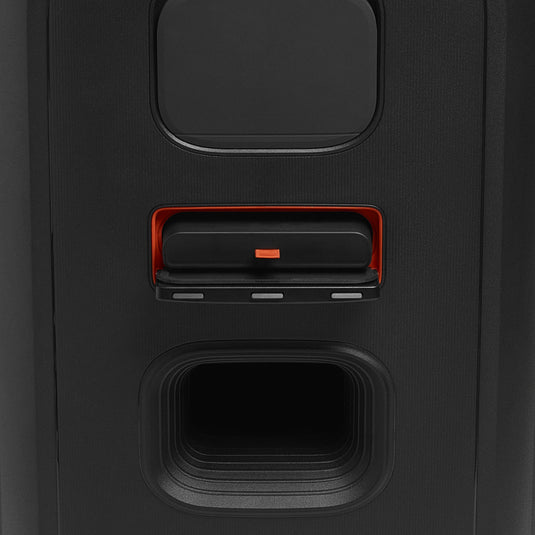 JBL PartyBox 520, nešiojama vakarėlių kolonėlė su AI Sound Boost, 400W - Rankenos ir mygtukų detalus vaizdas