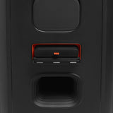 JBL PartyBox 520, nešiojama vakarėlių kolonėlė su AI Sound Boost, 400W - Rankenos ir mygtukų detalus vaizdas