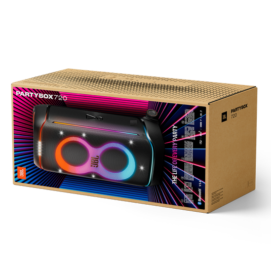JBL PartyBox 720, vakarėlių kolonėlė su šviesų šou ir Pro Sound, 800 W