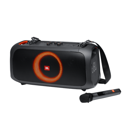 JBL PartyBox On-The-Go, nešiojama garso kolonėlė su mikrofonu