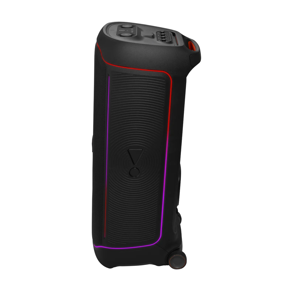 JBL PartyBox Ultimate, galinga nešiojama garso kolonėlė, 1100W - Šoninis vaizdas su LED apšvietimu