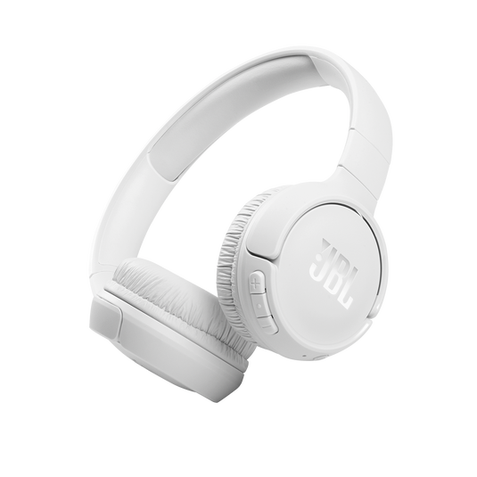 JBL Tune 510BT, belaidės Over-Ear tipo ausinės (įvairių spalvų)- balta