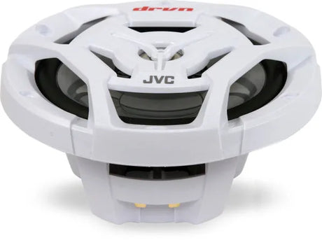 JVC, CS-DR6201MW, 16 cm /6.5" 2-juostų marine koaksialiniai gars. - baltas garsiakalbis su raudonu užrašu viršuje