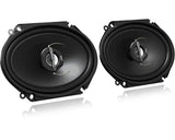JVC, CS-J6820, 15x20 cm /6x8" 2-juostų koaksialiniai garsiakalbi