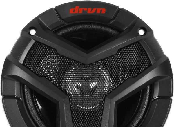 JVC, CS-V518, 13 cm /5.25" 2-juostų koaksialiniai garsiakalbiai - juodas garsiakalbis su raudonu logotipu