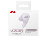 JVC, HA-A23TVU, violetinės sp. dinaminės ausinės - ausinės su pakuote ir užrašu GUMY