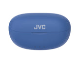 JVC, HA-A7T2-AE, mėlynos sp. dinaminės ausinės - Mėlynas dėklas su JVC logotipu