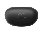 JVC, HA-A7T2-BE, juodos sp. dinaminės ausinės - juodas dėklas su JVC logotipu