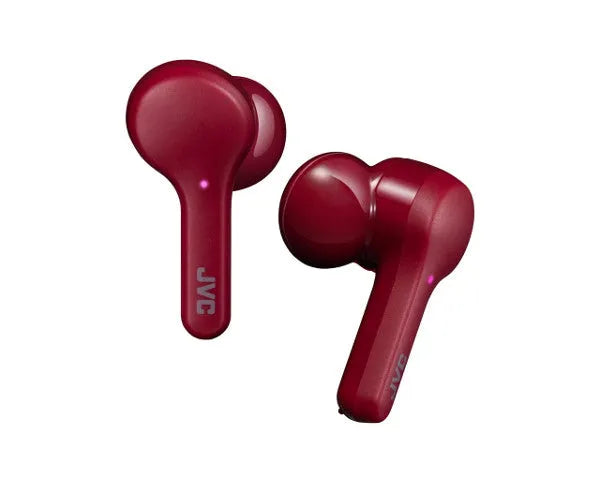JVC, HA-A8T-RU, raudonos sp. dinaminės ausinės - Raudonos ausinės su JVC logotipu