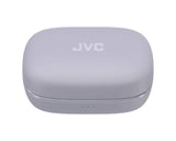 JVC, HA-EC75T-VU, purpurinės sp. dinaminės ausinės - Purpurinis dėklas su JVC logotipu