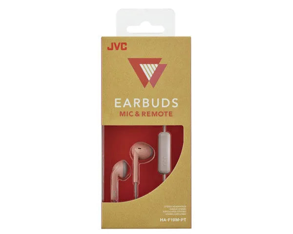 JVC, HA-F19M-PT-E, ružavos sp. dinaminės ausinės