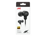 JVC, HA-FR29UC-BU, juodos sp. dinaminės ausinės - USB Type-C jungtis ir Hi-Res Audio ženklas