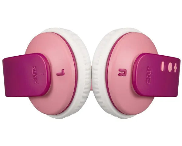 JVC, HA-KD10W-PE, ružavos/purpurinės sp., ausinės - Ausinių logotipas ir raidės L, R