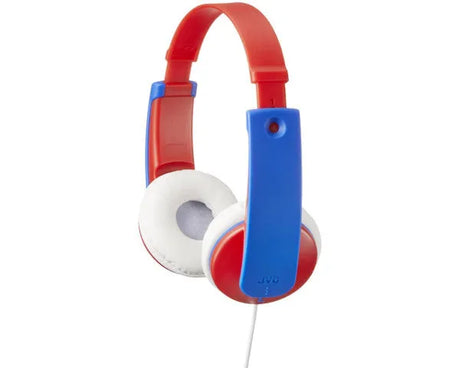 JVC, HA-KD7-RE, raudonos / mėlynos sp. ausinės