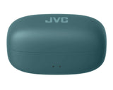 JVC, HA-NP1T-AU mėlynos sp. dinaminės ausinės - Mėlynos spalvos dėklas su JVC logotipu