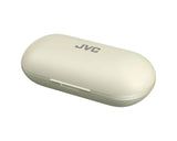 JVC, HA-NP35T-WU, baltos sp. dinaminės ausinės - baltas dėklas su JVC logotipu