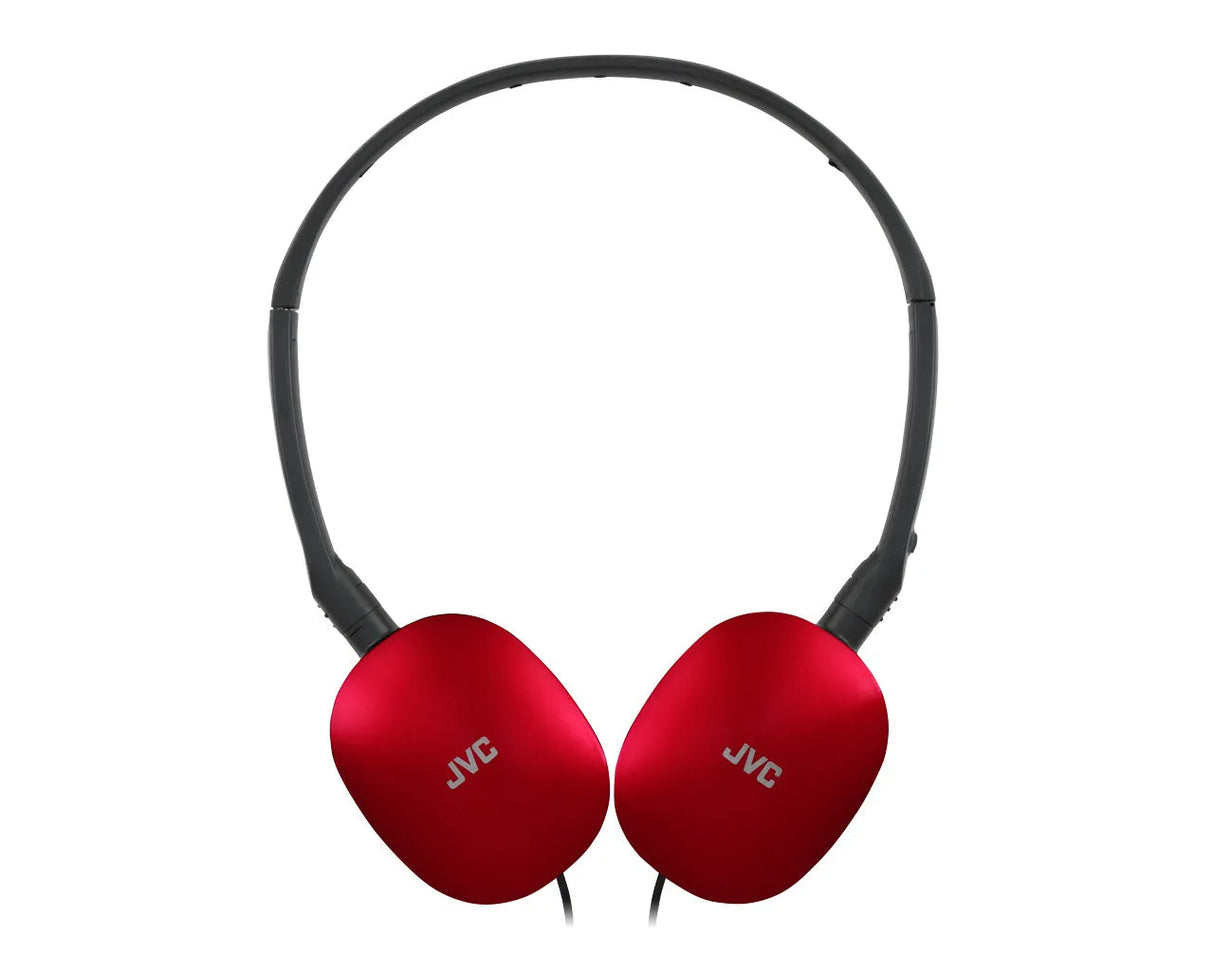 JVC, HA-S160MRU, raudonos sp. dinaminės ausinės - Raudonos ausinės su JVC logotipu