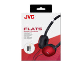 JVC, HA-S160MRU, raudonos sp. dinaminės ausinės - Raudonos ausinės su pakuote ir laidu