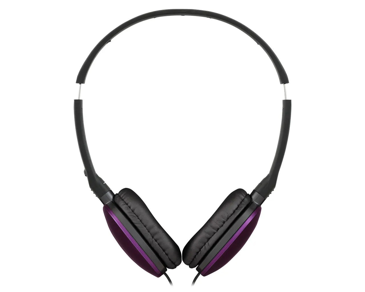 JVC, HA-S160MVU, violetinės sp. dinaminės ausinės - Šoninis vaizdas su violetinėmis detalėmis