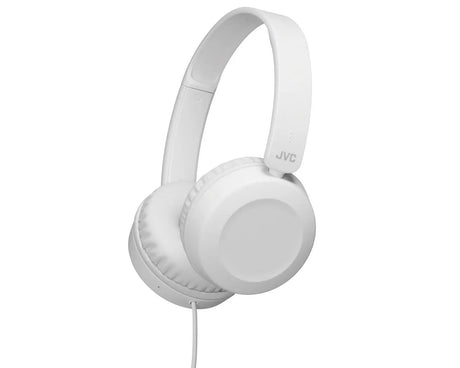 JVC, HA-S31MW-EX, baltos sp. dinaminės ausinės, mikrofonas