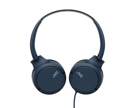 JVC, HA-S33UC-AU, mėlynos sp. dinaminės ausinės, mikrofonas