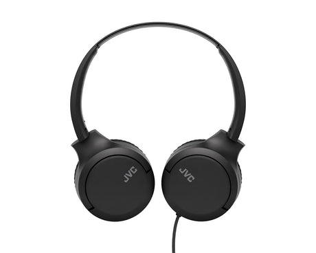 JVC, HA-S33UC-BU, juodos sp. dinaminės ausinės, mikrofonas
