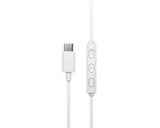 JVC, HA-S33UC-WU, baltos sp. dinaminės ausinės, mikrofonas - Baltas valdymo modulis su mygtukais