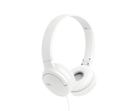 JVC, HA-S33UC-WU, baltos sp. dinaminės ausinės, mikrofonas