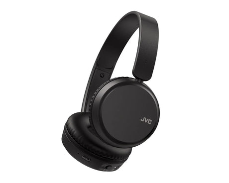 JVC, HA-S36W-BU, juodos sp. dinaminės ausinės, mikrofonas