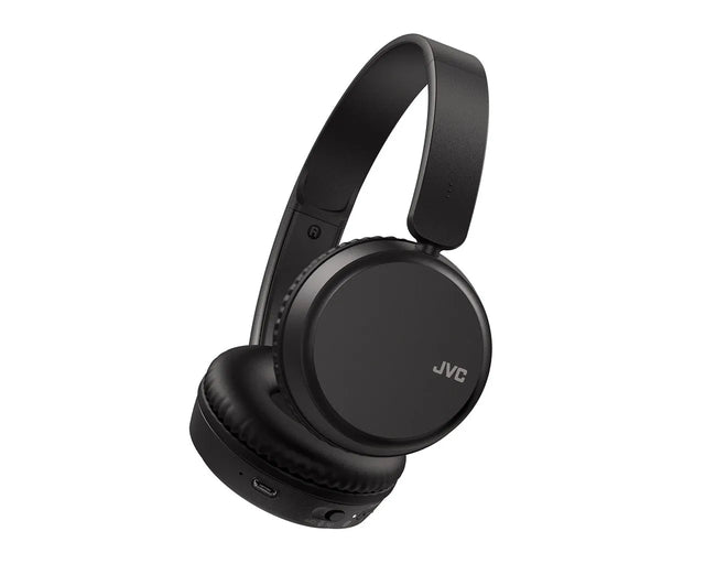 JVC, HA-S36W-BU, juodos sp. dinaminės ausinės, mikrofonas