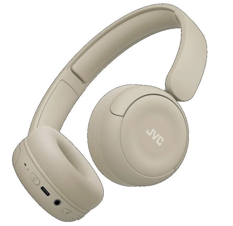 JVC, HA-S59W-CU, matinės smėlio sp. dinaminės ausinės, mikrofonas