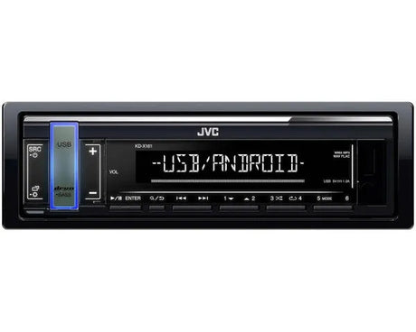 JVC KD-X161 USB, MP3 automobilinė magnetola
