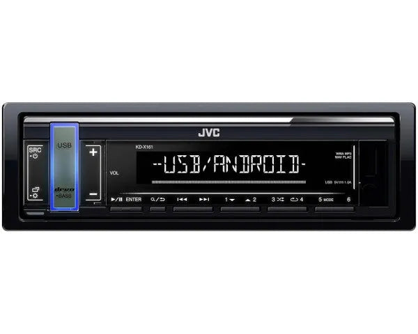 JVC KD-X161 USB, MP3 automobilinė magnetola